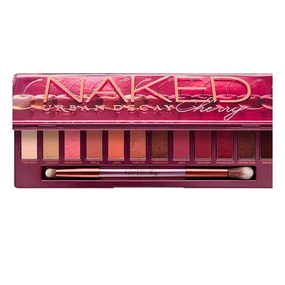 Urban Decay Naked Cherry Palette Discontinued Berry Tone Shimmers And Mattes - Picture 3 of 16